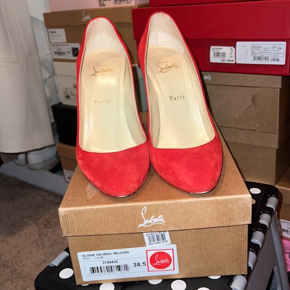 Christian Louboutin Eloise 100 Velours - Picture 4 of 7